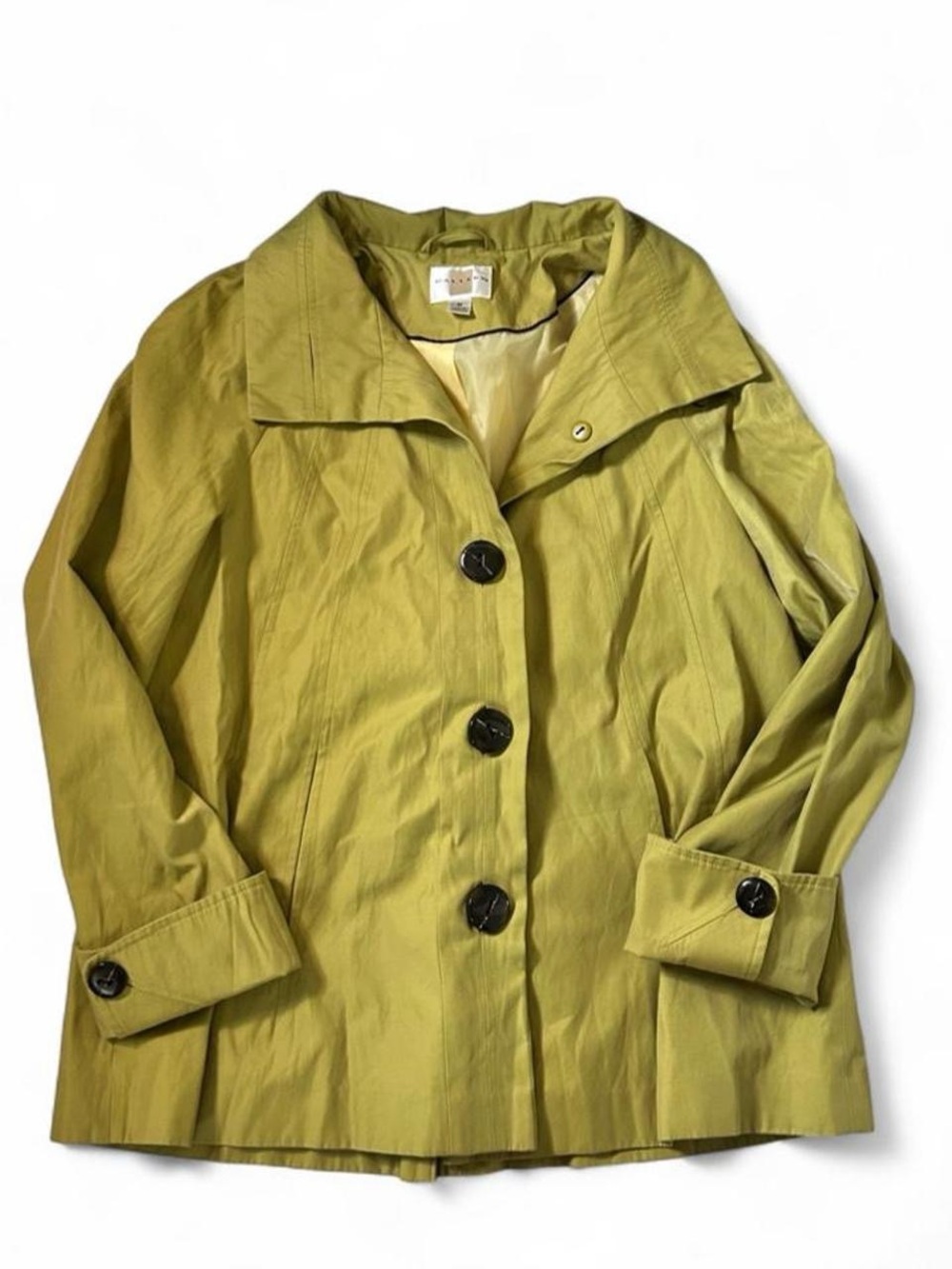 90s Gallery Chartreuse Green Short Peacoat